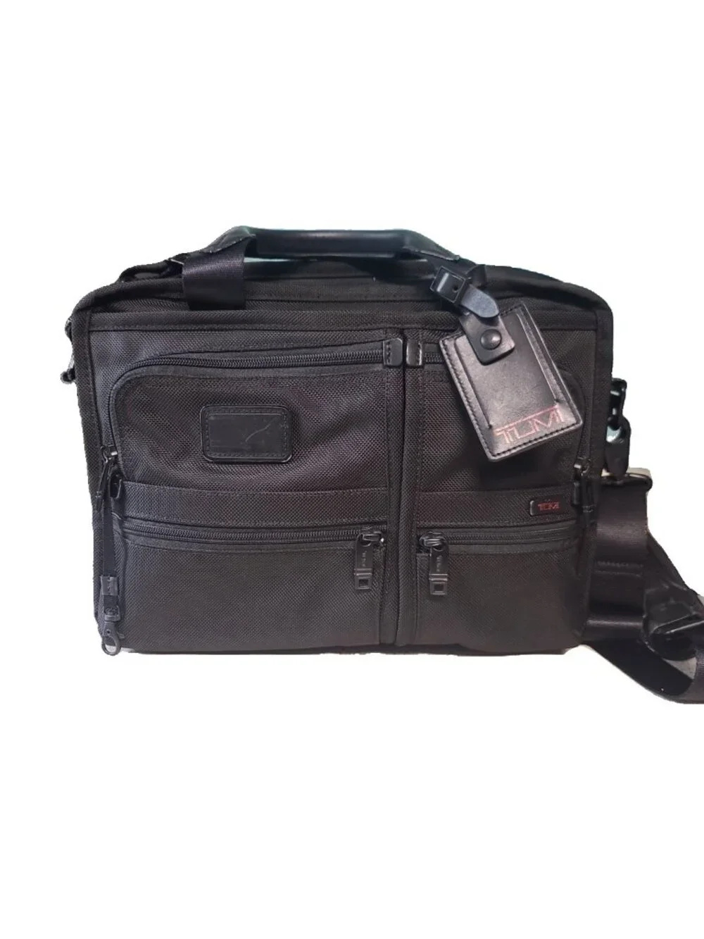 Tumi Small Screen Alpha Briefcase Black